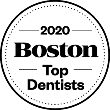 Boston Magazine Top Dentists 2020 badge