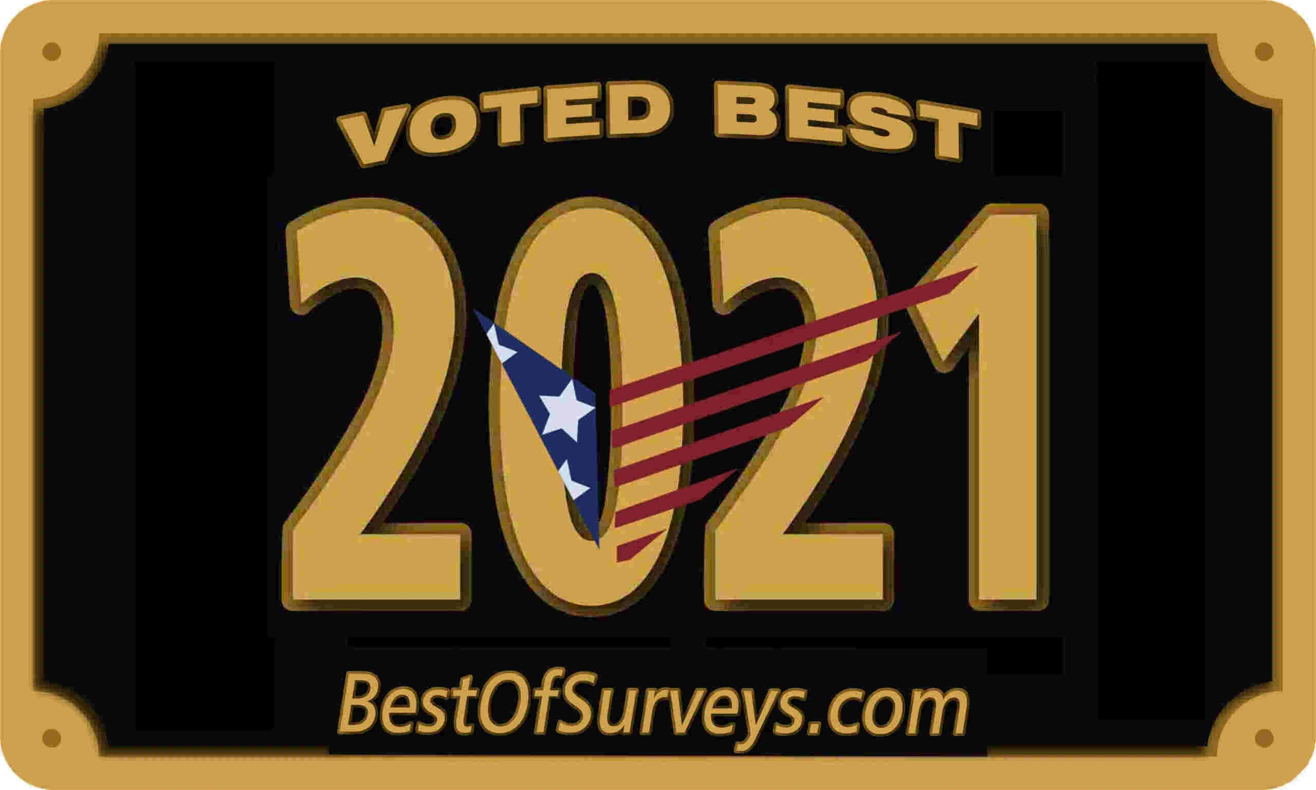 Voted Best of 2021 Best of Surveys dot com