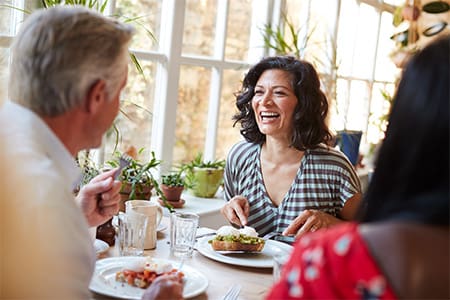People enjoy eating brunch